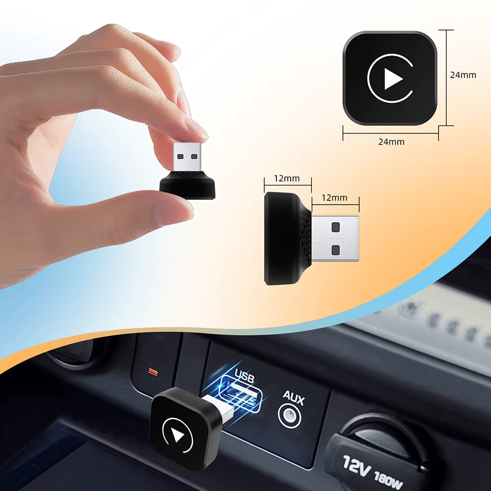 Utilisation de l'adaptateur CarPlay sans fil avec un smartphone