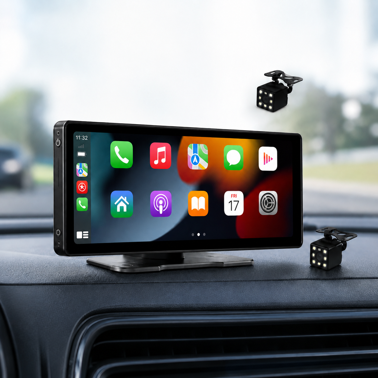 Écran CarPlay 10,26 pouces vue rapprochée des détails
